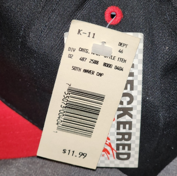 1998 NASCAR 50th Anniversary Logo Hat, New With Tags, Wiston Cup Series, Cap - Picture 5 of 7